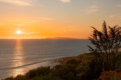 Sunset over the Pacific