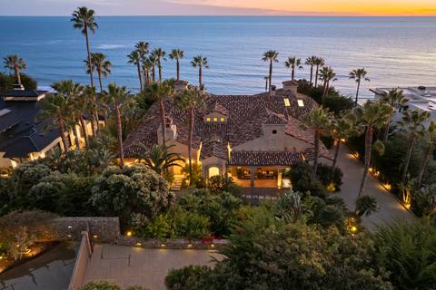 Over the residence toward the sunset